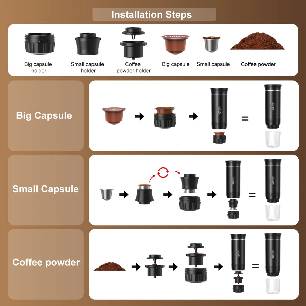 Portable Espresso Coffee Machine