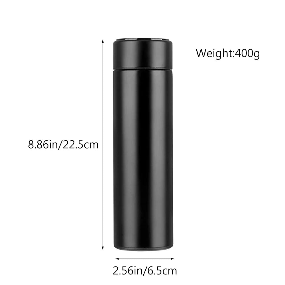 500Ml Thermos Bottle Smart Cup Digital with Temperature Display 304 Stainless Steel Thermos Bottle Long-lasting Heat